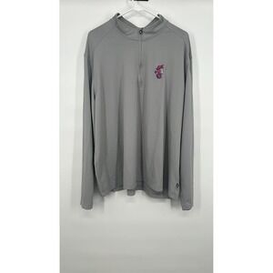 Cutter & Buck Mens XXL Quarter Zip UF Swinging Gator Golf Pullover